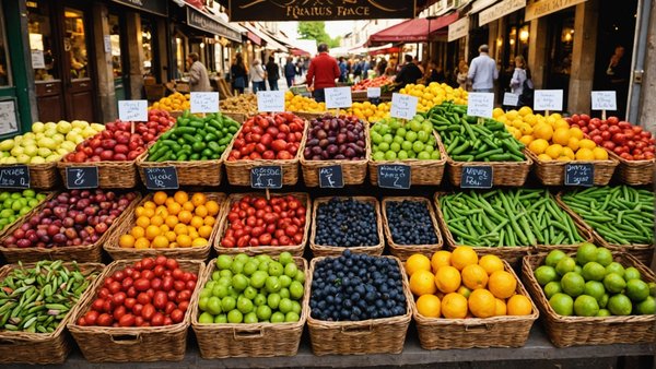 Les saveurs authentiques des marchés locaux en France
