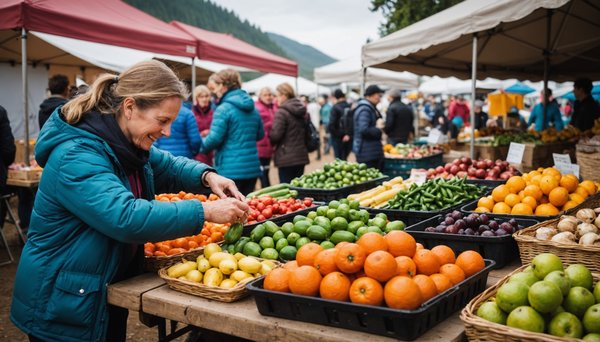 Guide des marchés locaux : où savourer des produits frais typiques en camping