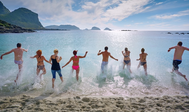 plage famille